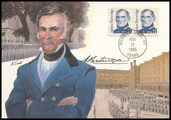1854 / 11c Alden Partridge : Great Americans Series 1985 Fleetwood Maximum Card 1854 / 11c Alden Partridge : Great Americans Series 1985 Fleetwood Maximum Card