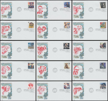 3182a-o / 32c Celebrate The Century ( CTC ) 1900s Set of 15 Cover Craft Cachet FDCs With Text Insert Cards 3182a-o / 32c Celebrate The Century ( CTC ) 1900s Set of 15 Cover Craft Cachet FDCs With Text Insert Cards