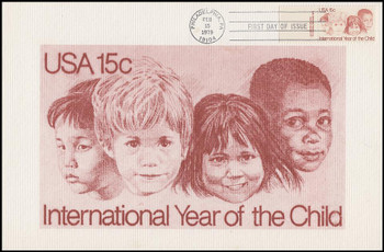 1772 / 15c International Year of the Child 1979 Andrews Cachet Maxi Card FDC 1772 / 15c International Year of the Child 1979 Andrews Cachet Maxi Card FDC
