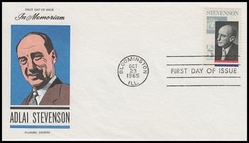 1275 / 5c Adlai Stevenson 1965 Fluegel First Day Cover 1275 / 5c Adlai Stevenson 1965 Fluegel First Day Cover