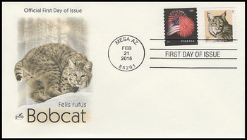 4672a / 1c Bobcat Coil 2015 Artcraft First Day Cover 4672a / 1c Bobcat Coil 2015 Artcraft First Day Cover