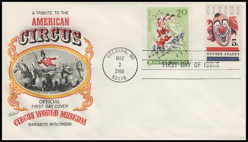 1309 / 5c American Circus Combo 1966 Fleetwood First Day Cover 1309 / 5c American Circus Combo 1966 Fleetwood First Day Cover