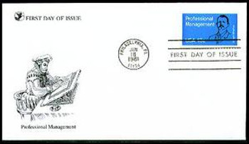 1920 / 18c Joseph Wharton - Wharton School of Finance and Commerce 1981 Reader's Digest FDC 1920 / 18c Joseph Wharton - Wharton School of Finance and Commerce 1981 Reader's Digest FDC