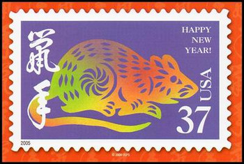 Year of the Rat - Chinese Lunar New Year Collectible Postcards Year of the Rat - Chinese Lunar New Year Collectible Postcards