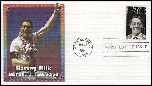 4906 / 49c Harvey Milk : Politician - Activist 2014 Fleetwood First Day Cover 4906 / 49c Harvey Milk : Politician - Activist 2014 Fleetwood First Day Cover