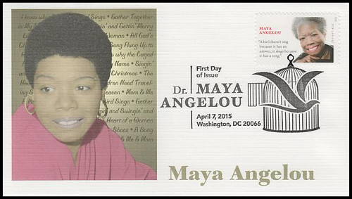 4979 / 49c Maya Angelou 2015 Fleetwood First Day Cover 4979 / 49c Maya Angelou 2015 Fleetwood First Day Cover