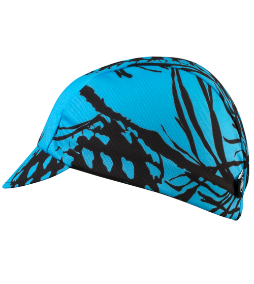 cycling cap in pinecone print