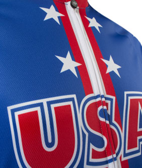 USA Cycling Jersey Chest