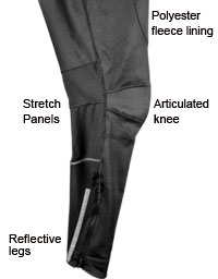 Men's Thermal Wind Proof Pants Features Men's Thermal Wind Proof Pants Features
