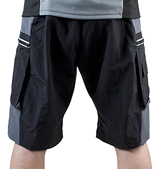 bike outlaw short mountain shorts cycling padded bullet chamois pad internal