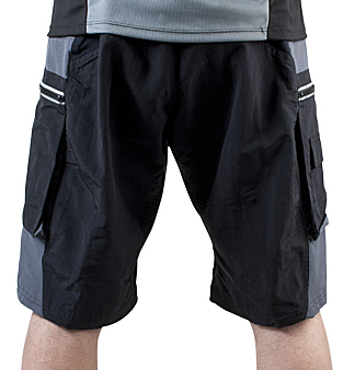 Mountain Bike Short with padded liner - Outlaw Bullet MTB Baggy Shorts