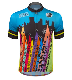 Front view of dirty dozen jersey