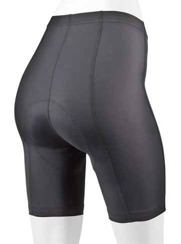 womens thick black cycling shorts