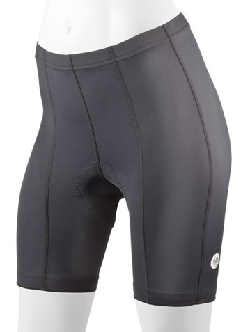 womens thick black cycling shorts