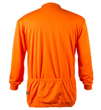 white back view of long sleeve