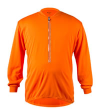 orange long sleeve jersey for big men