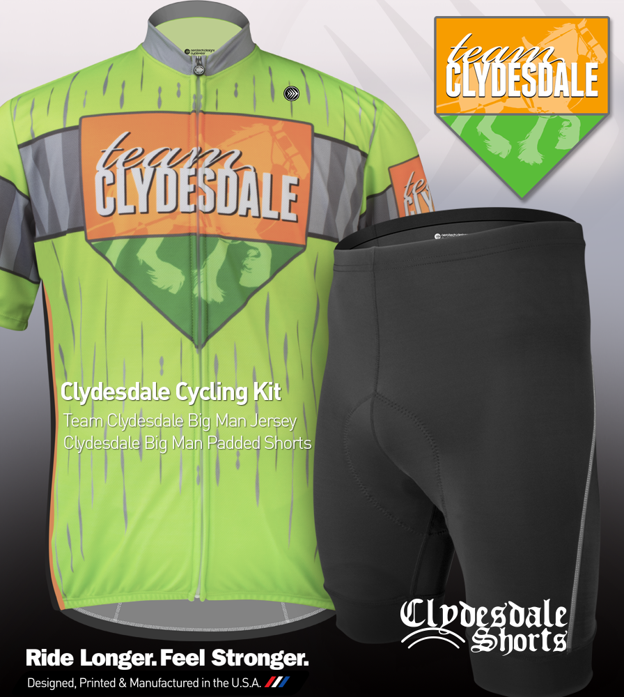 clydesdale cycling jersey