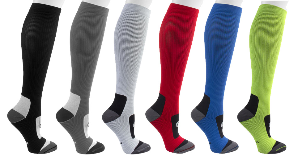Performance Compression Socks for Running and Cycling Made in the USA
