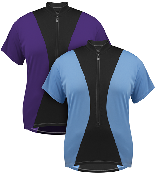 Full Figure Jersey features hourglass design