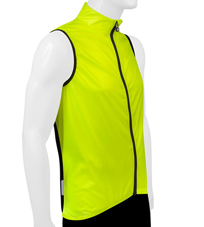 Classic Safety Yellow Cycling Wind Vest Classic Safety Yellow Cycling Wind Vest