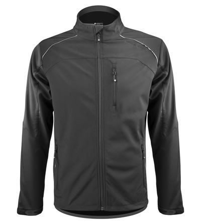 Men's Softshell Cycling Jacket Front View Men's Softshell Cycling Jacket Front View