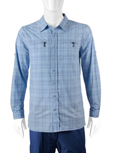 Tall man's Light Blue Commuter Shirt