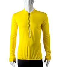 Yellow Bike Jersey for Tall Men