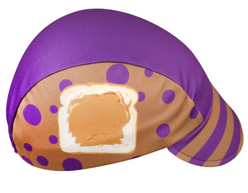 peanut butter cycling cap