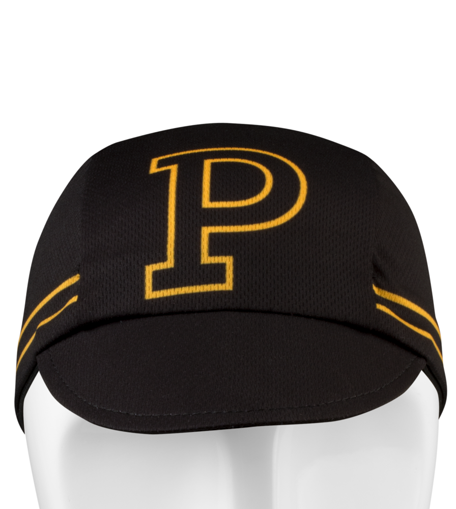 black and gold hat
