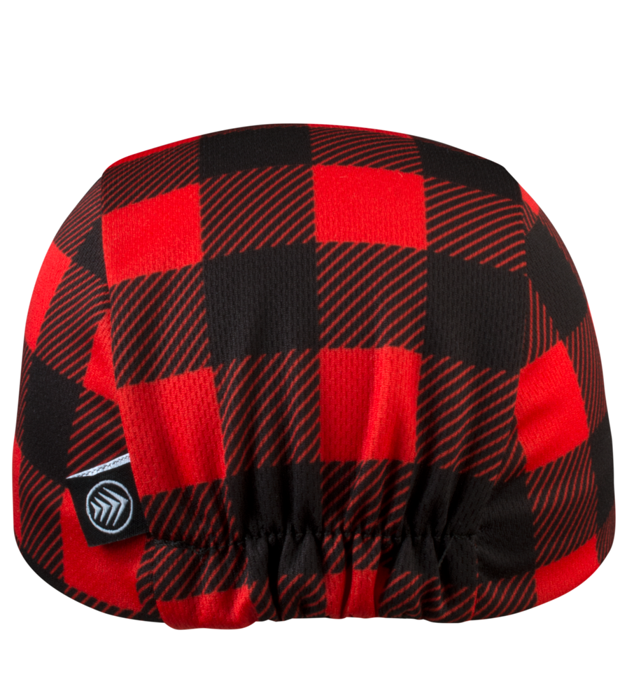 red plaid cap