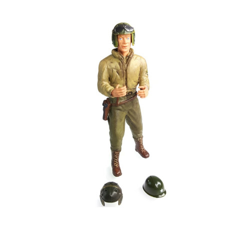 large scale display type military tank figures