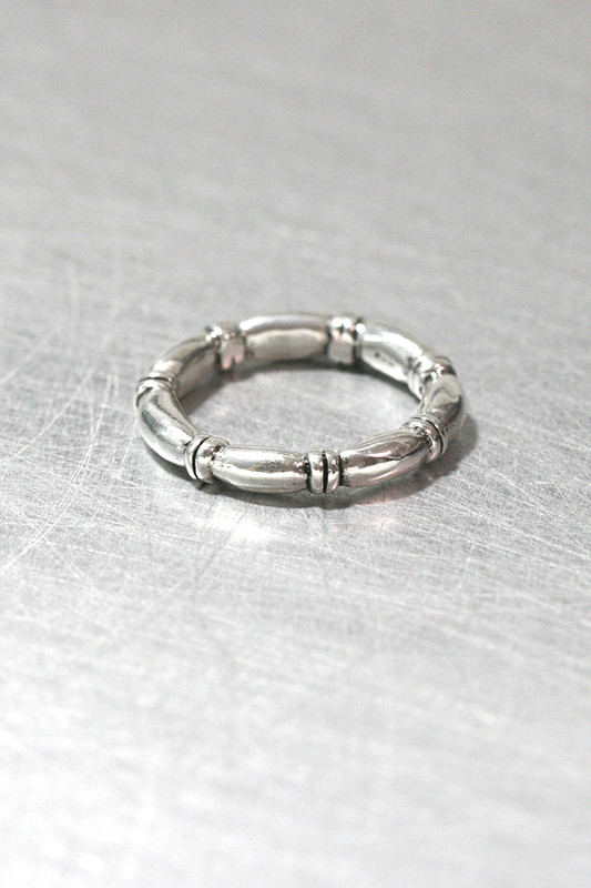 Anais Oxidized Sterling Silver Eternity Band Ring from kellinsilver.com