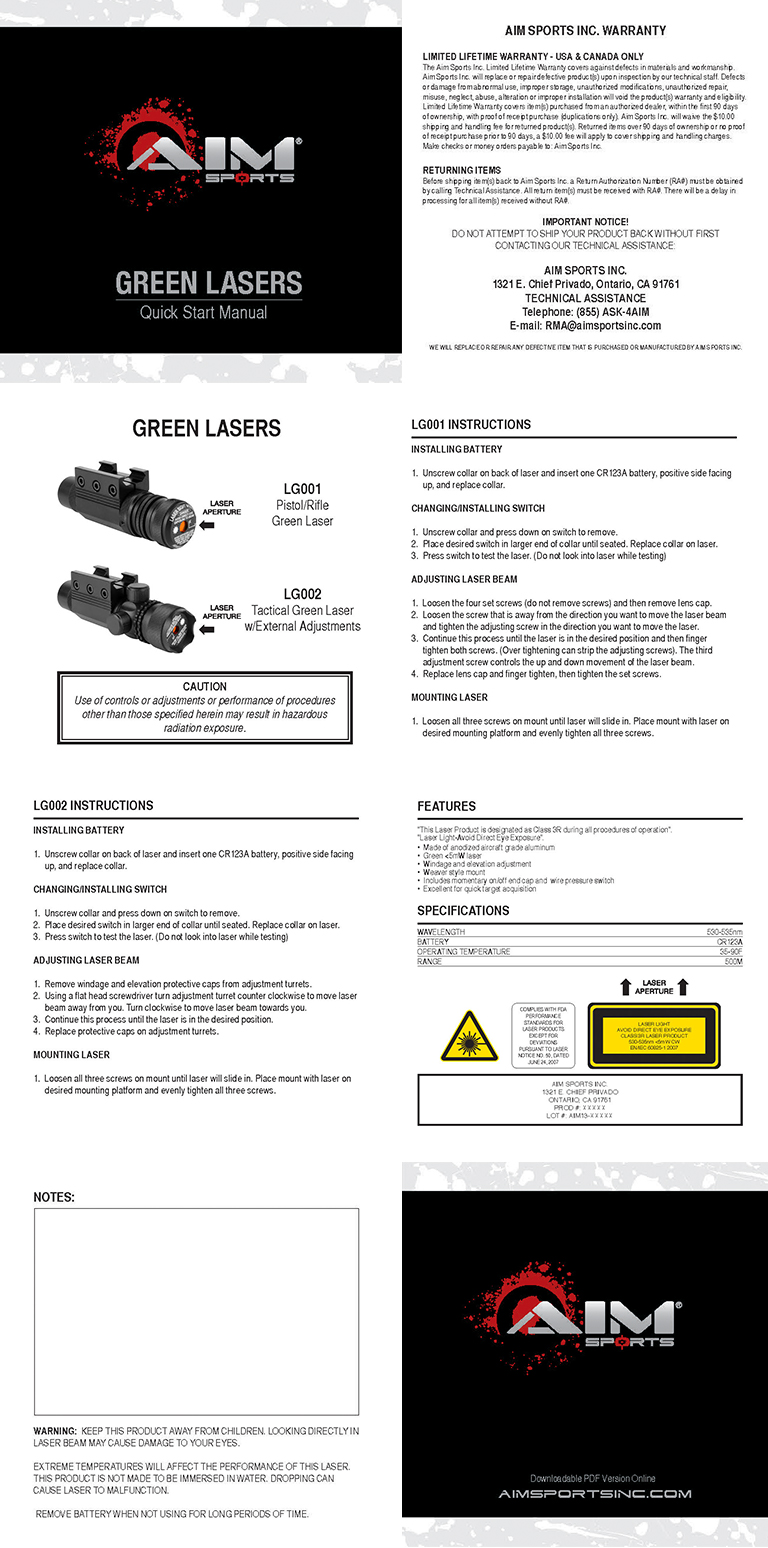 Instruction Manuals