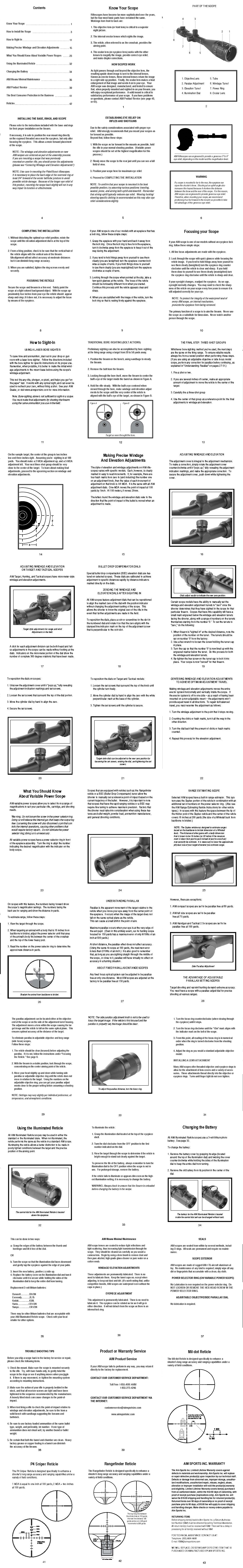 Instruction Manuals