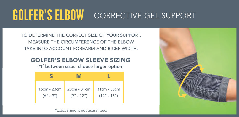 Rally Active Elbow Sizes