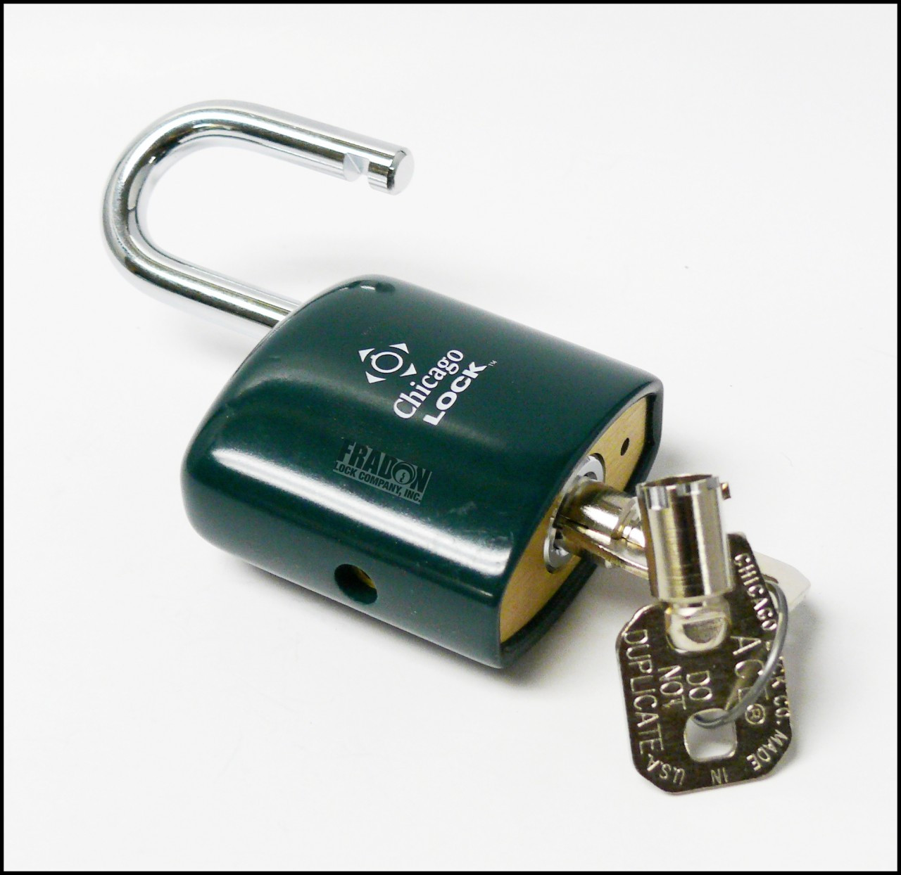 Chicago RC4841 Padlock Tubular Ace II Green Cover SafeAndLockStore