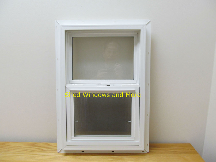 24" x 18" Double Pane Horizontal Sliding Vinyl Window ...