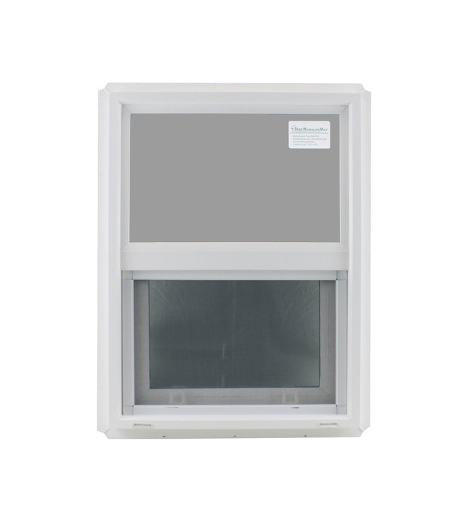 24" x 27" Double Pane Safety/Tempered Glass Low-E PVC ...