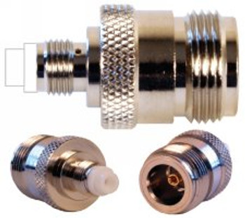 Threaded Screw-On N Female To FME Female Adapter - 971107 Threaded Screw-On N Female To FME Female Adapter - 971107