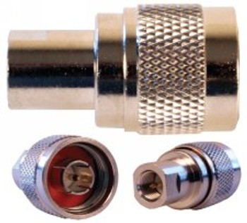 Threaded Screw On FME Male To N Male Adapter - 971113 Threaded Screw On FME Male To N Male Adapter - 971113
