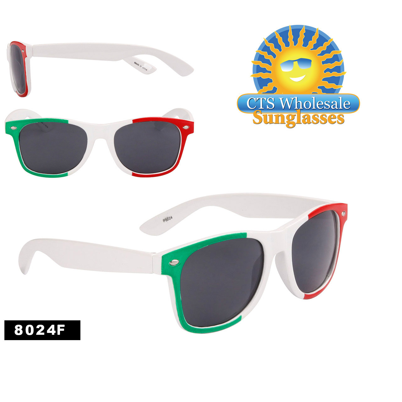 mexican italian flag colors california classics style 8024f