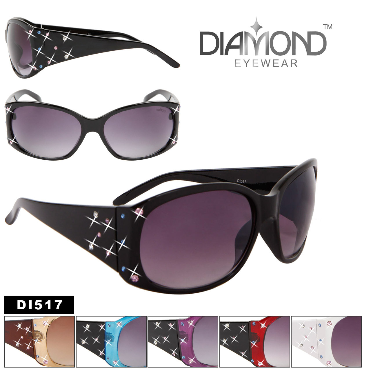 Rhinestone for women sunglasses wholesale for womens