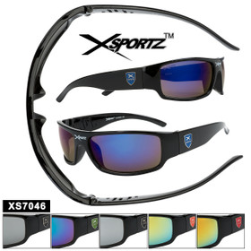 Sports Sunglasses by the Dozen - Style XS7046 Sports Sunglasses by the Dozen - Style XS7046