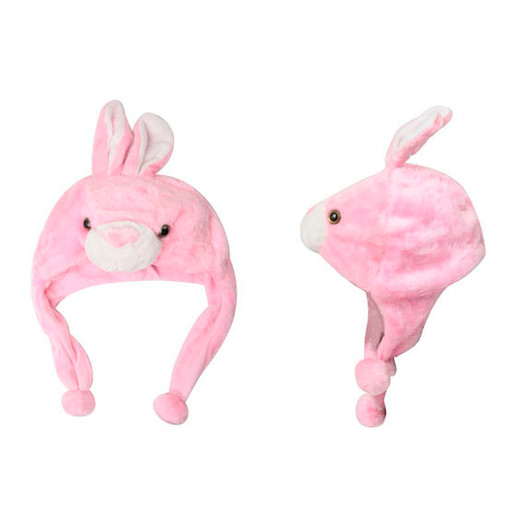 Pink Bunny Animal Hats A106 | Just $3.50 Each! | CTS Wholesale L.L.C.