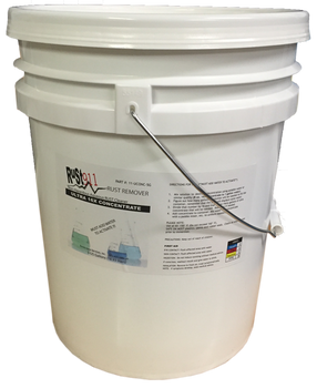 16x Ultra Concentrate Rust Remover : 5-gallon pail that makes 80-gallons of powerful rust remover solution. Just add your water.. 16x Ultra Concentrate Rust Remover : 5-gallon pail that makes 80-gallons of powerful rust remover solution. Just add your water..