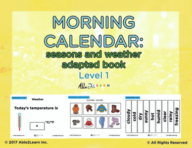 Free Morning Calendar: Days of Week, Months, Seasons and