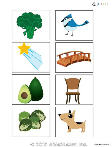 Matching Colour Cartoon Pictures - Level 3: Free Teaching Resources