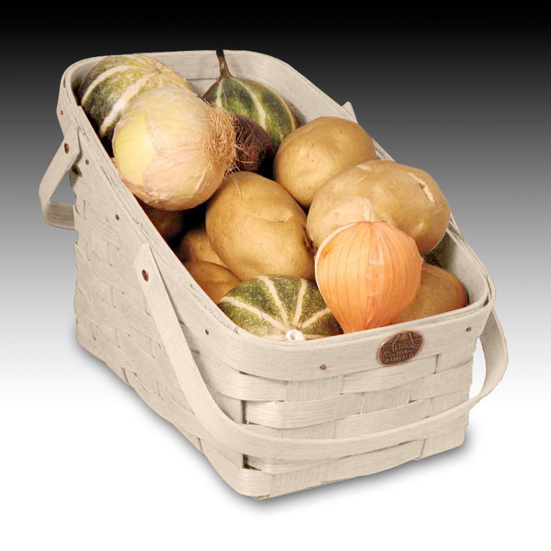 Peterboro Kitchen Veggie Basket with 2 Swing Handles