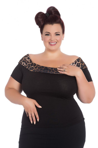 Hell Bunny Panthera 50s Top