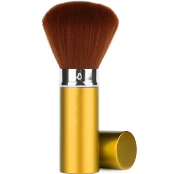 Retractable Premium Facial/Dust Brush /Gold /Medium Retractable Premium Facial/Dust Brush /Gold /Medium